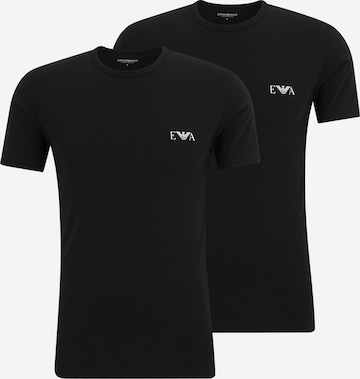 T-Shirt Emporio Armani en noir : devant
