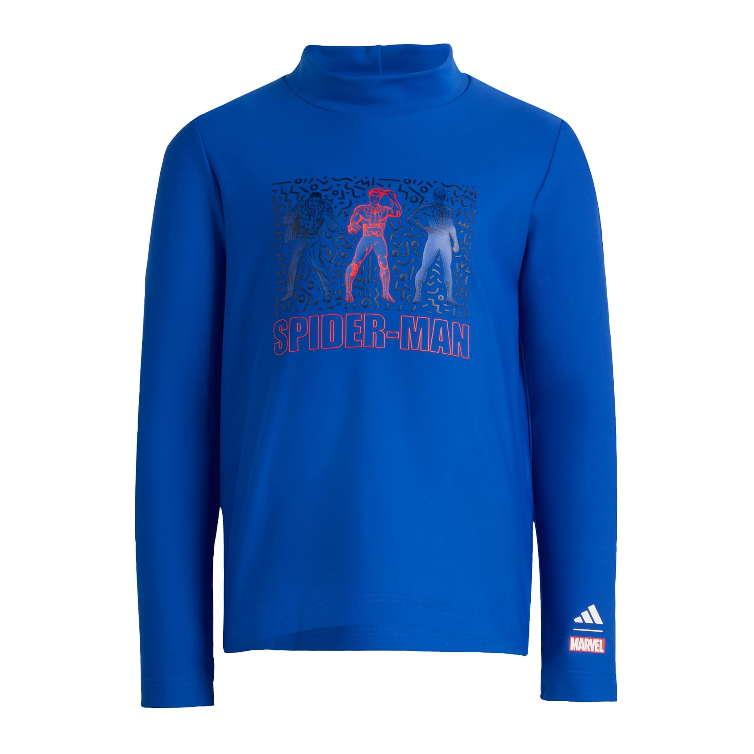 Maillot de bain de sport 'Adidas x Marvel Spider-Man' ADIDAS SPORTSWEAR en bleu : devant