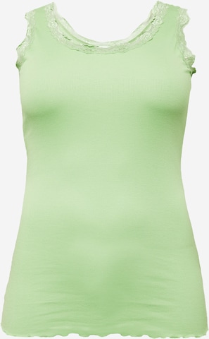 Fransa Curve Top in Green: front