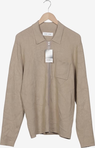 Samsøe Samsøe Strickjacke XL in Beige: Vorderseite