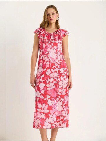 Bianco Lucci Kleid in Pink: Vorderseite