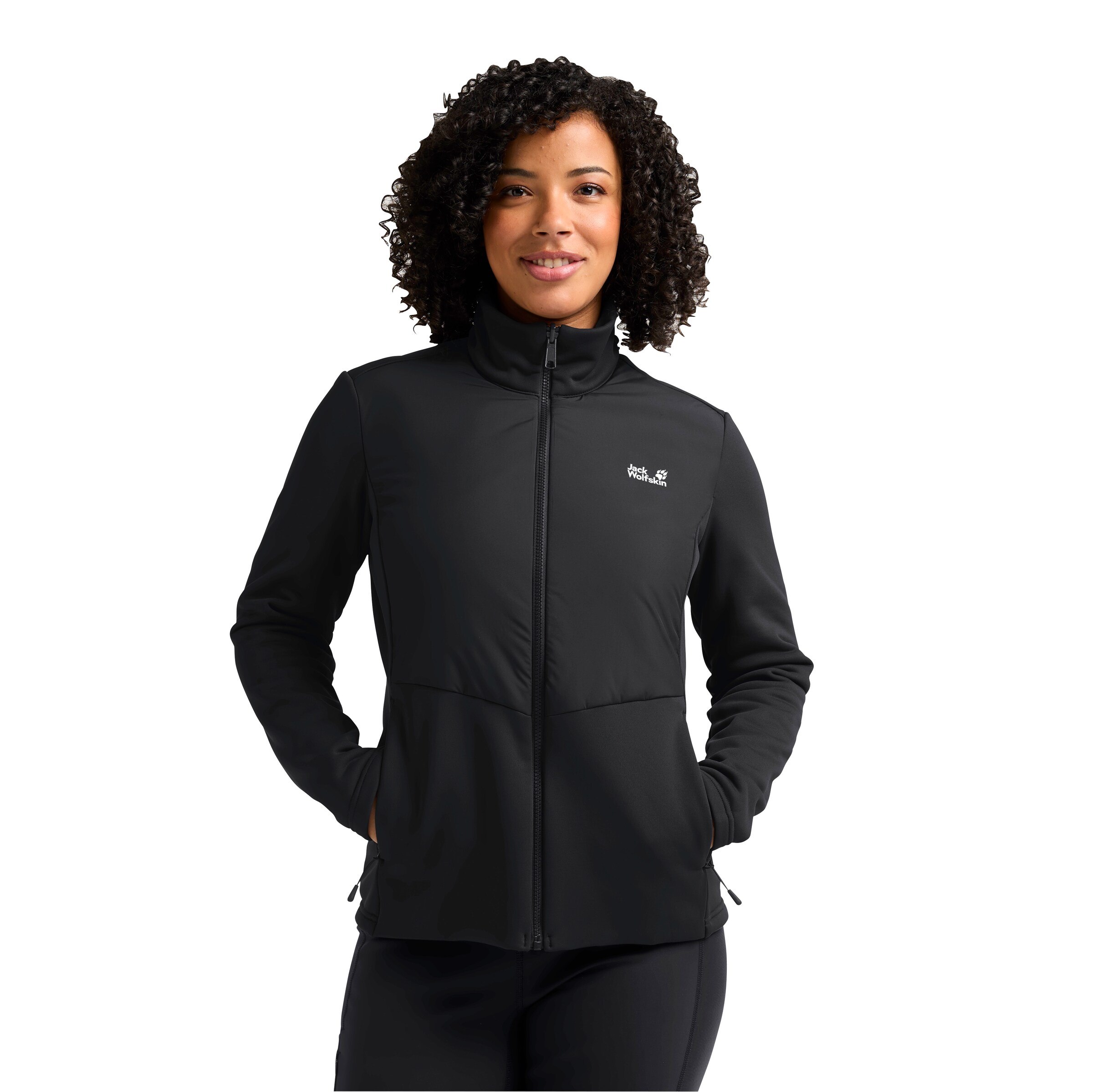 JACK WOLFSKIN Performance Jacket in Black