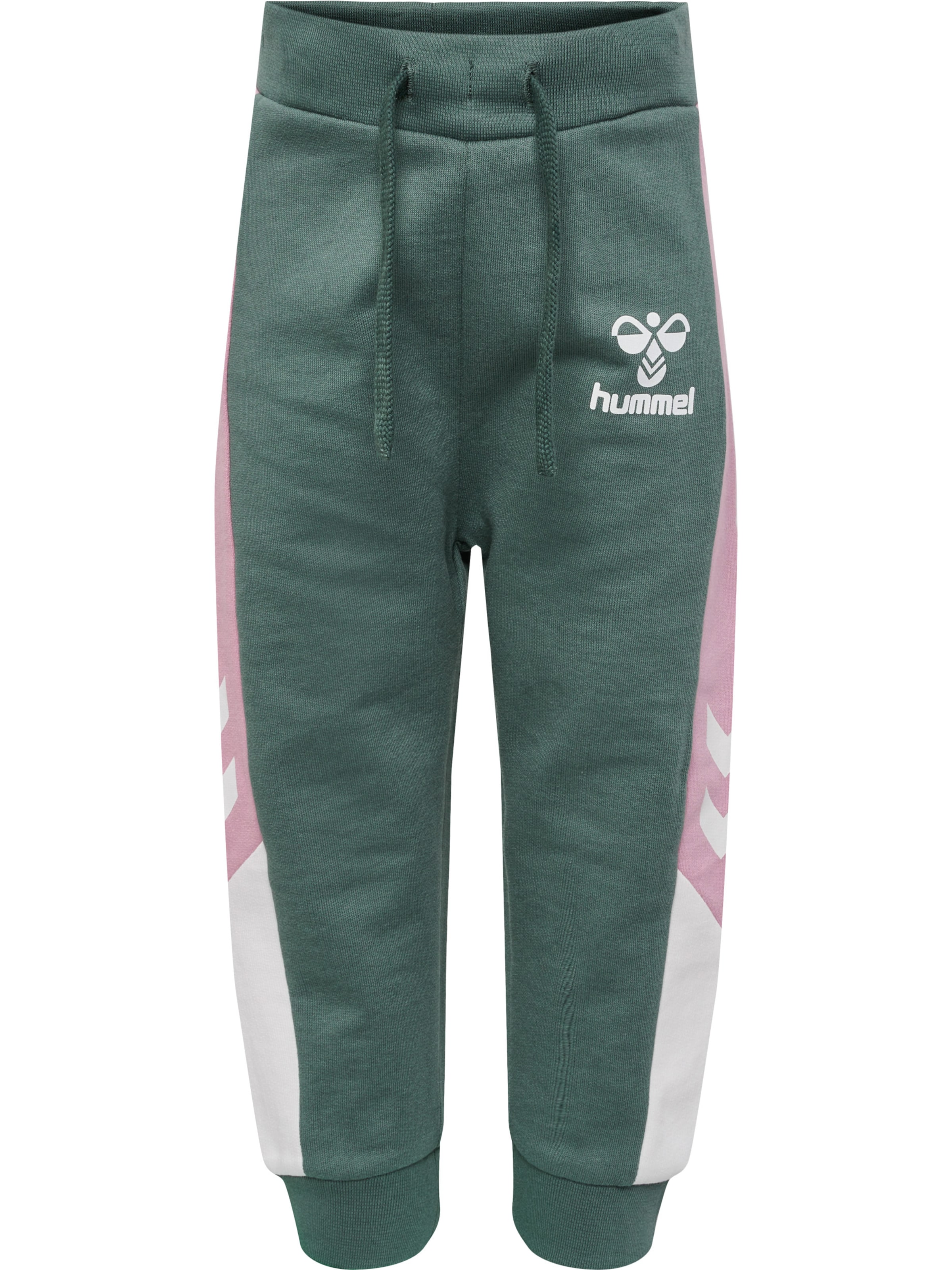 Hummel Regular Hose 'Finna' in Grün: Vorderseite