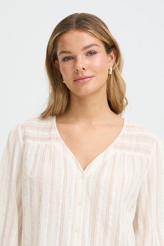 Fransa Bluse  'Fradi Sh 1' in Beige