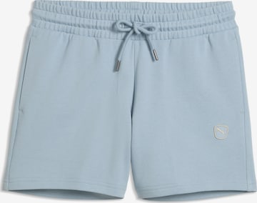 PUMA Pants 'Essentials' in Blue: front