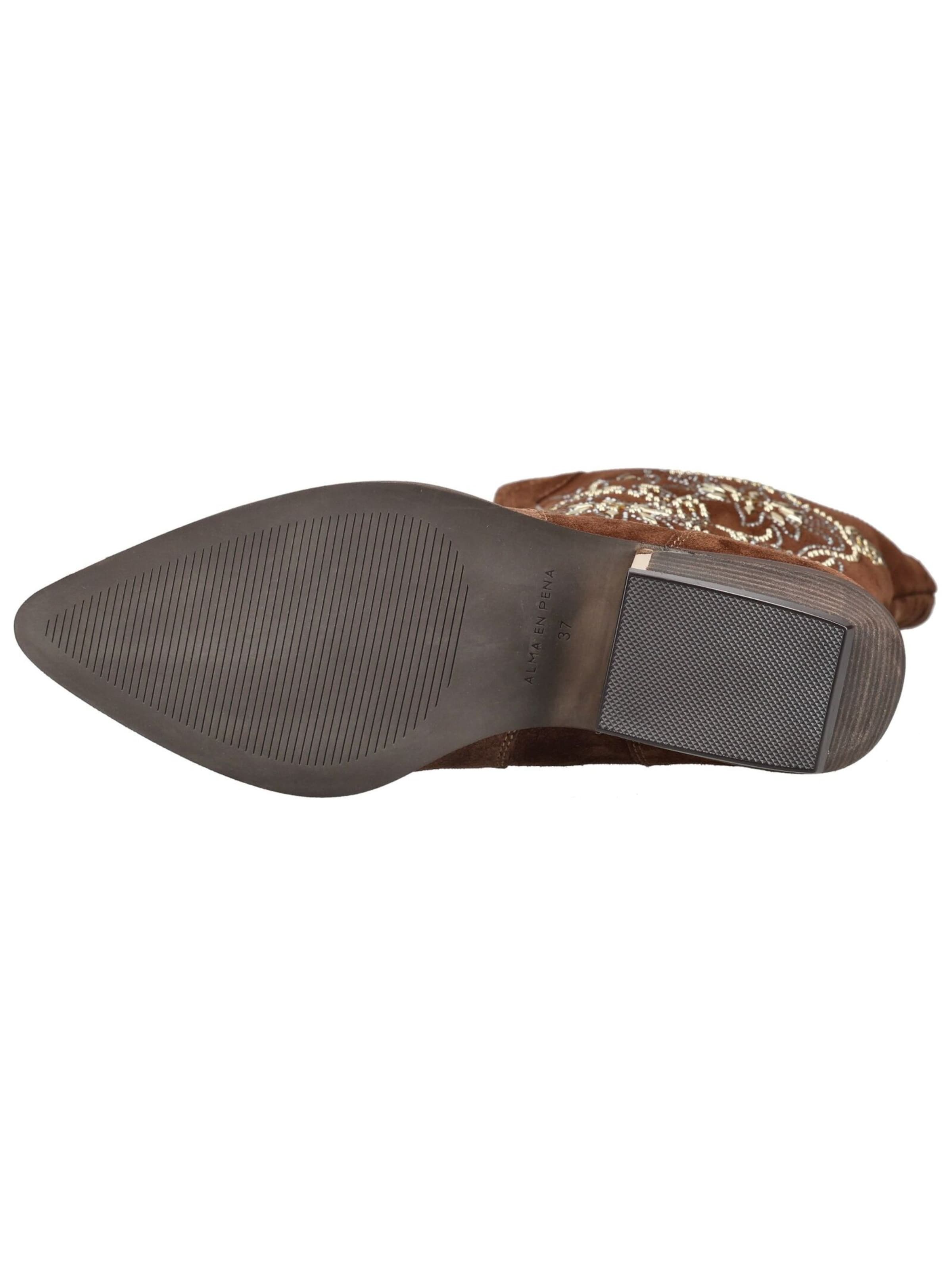 Alma En Pena Cowboy boot in Beige