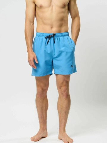 U.S. POLO ASSN. Zwemshorts 'Aza' in Blauw