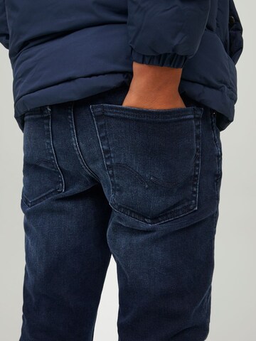 Skinny Jean 'Liam' Jack & Jones Junior en bleu