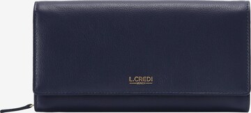 L.CREDI Wallet 'Evelyn' in Blue: front