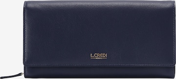 L.CREDI Wallet 'Evelyn' in Blue: front