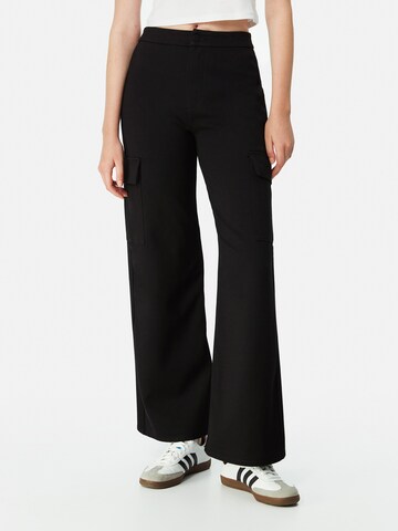 Mavi Loose fit Cargo Pants in Black: front