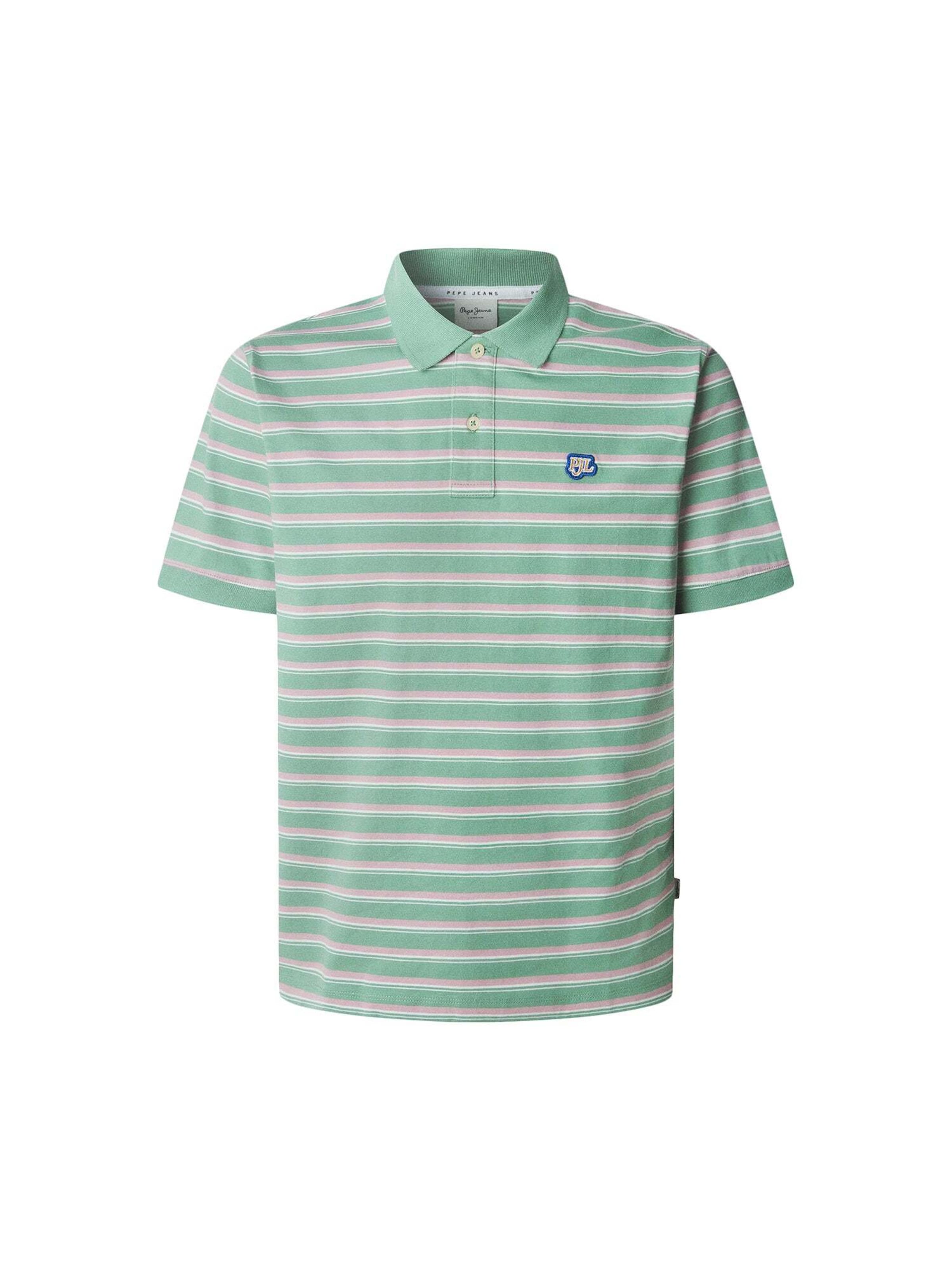 Pepe Jeans Shirt in Groen: voorkant