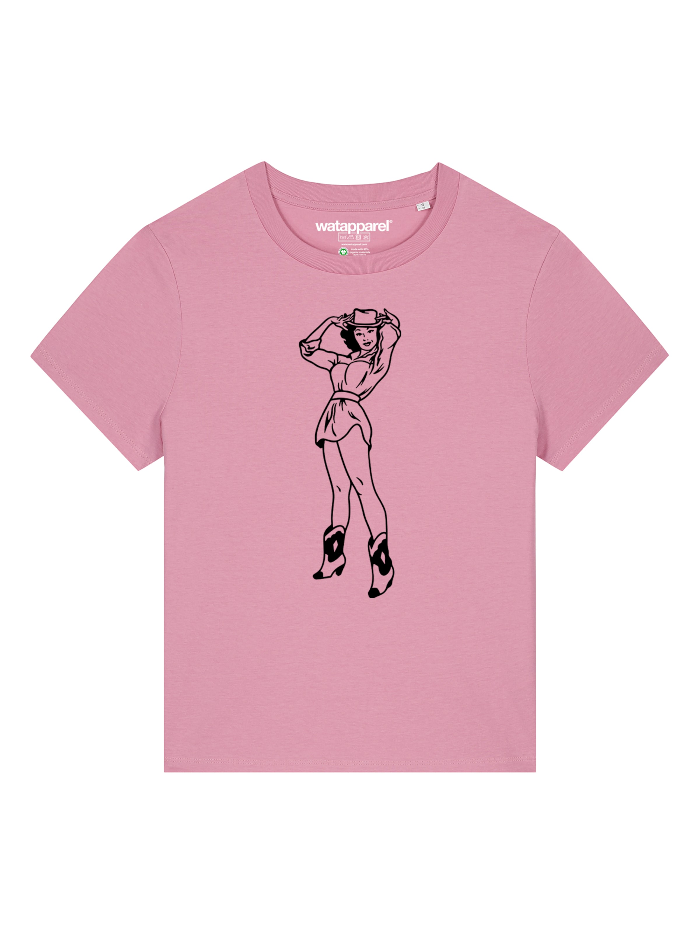 Watapparel Shirt 'Cowgirl' in Pink: front