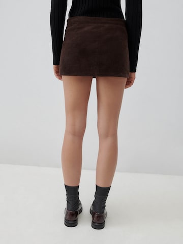ABOUT YOU x Marie von Behrens Skirt 'Jessa' in Brown