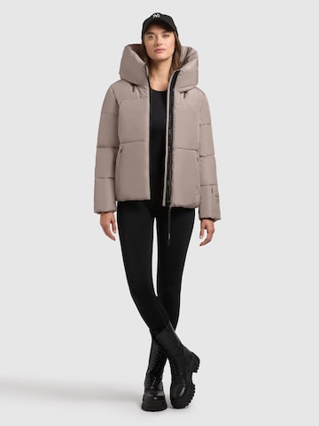 khujo Winter jacket 'Audrey Matt' in Grey