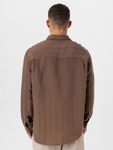 Coupe regular Chemise Dandalo en marron