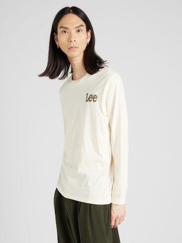 Lee T-shirt 'ESSENTIAL' i beige: framsida