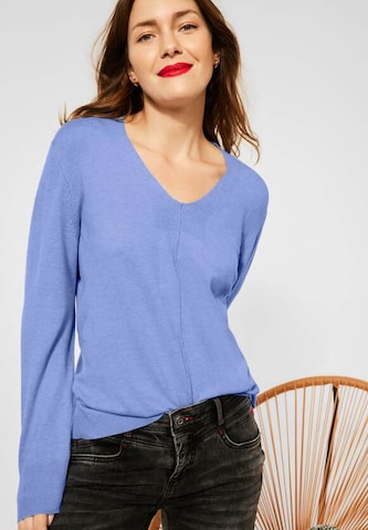 STREET ONE Sweater in Blue: front