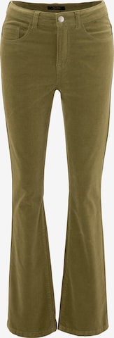 Aniston CASUAL Flared Pants in Green: front
