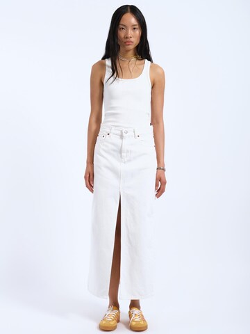 Dr. Denim Skirt 'Myra Skirt' in White