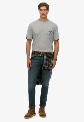 Superdry & Co Shirt 'The Merchant Store' in Grijs