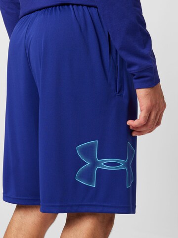 Loosefit Pantalon de sport UNDER ARMOUR en bleu