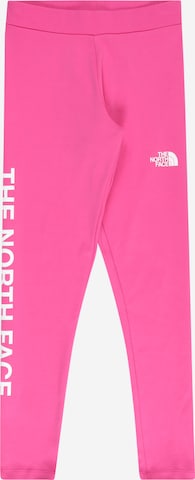 THE NORTH FACE - Calças de desporto em rosa: frente