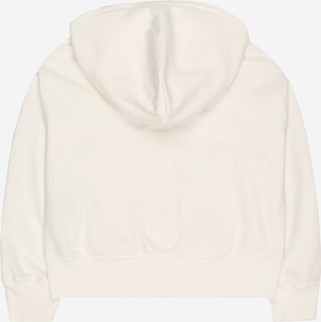 GAP Zip-Up Hoodie in White