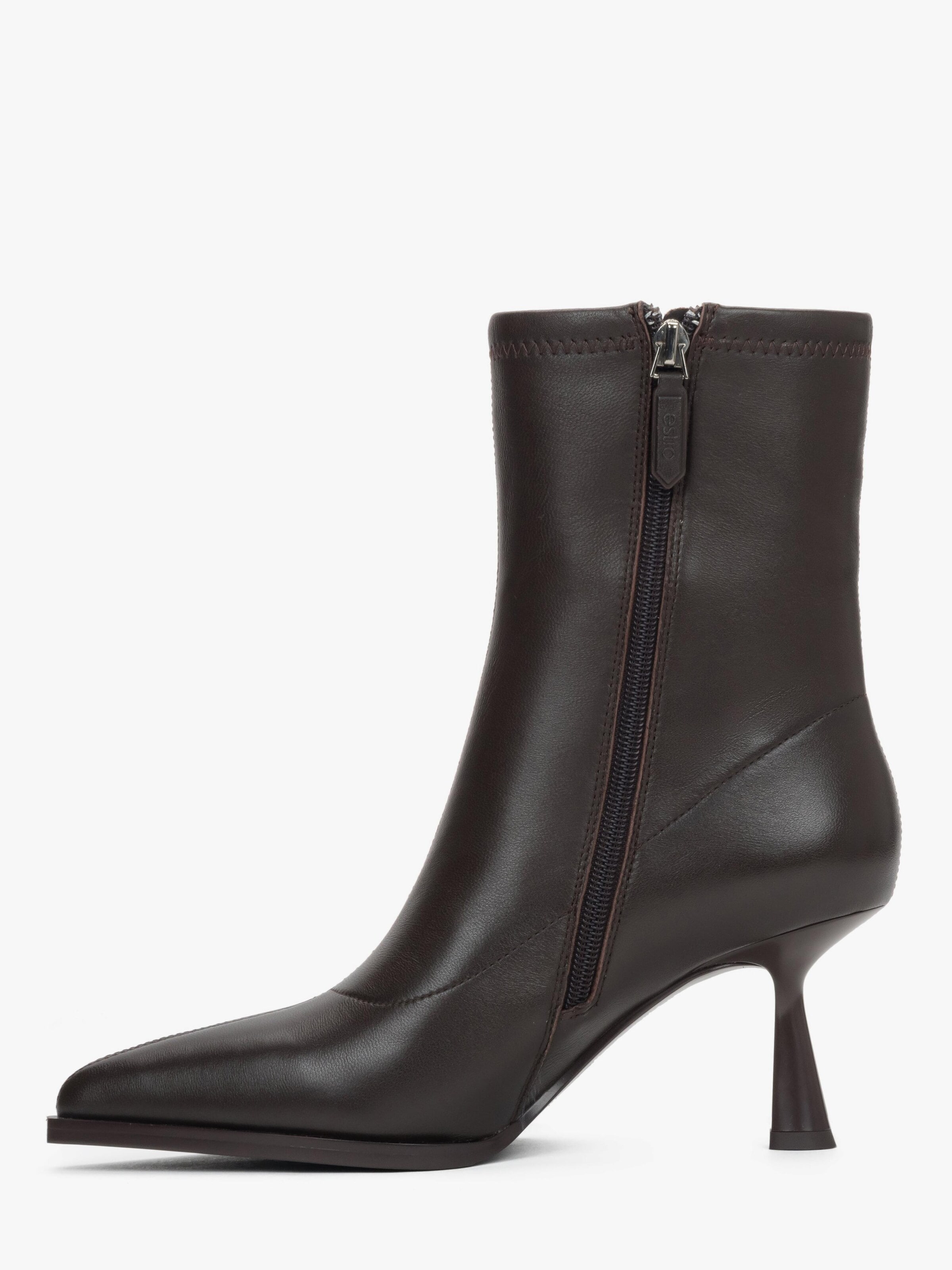 Estro Ankelboots '526-756' i brun: framsida
