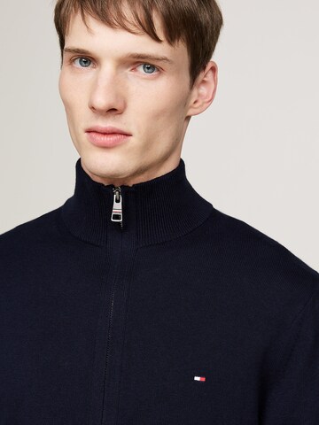 Vestes en maille TOMMY HILFIGER en bleu