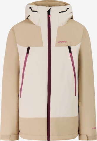 Veste de sport 'PRTLaurine JR' PROTEST en marron : devant
