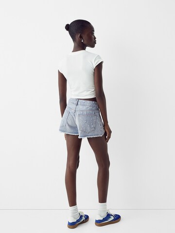 Bershka Regular Jeans in Blue