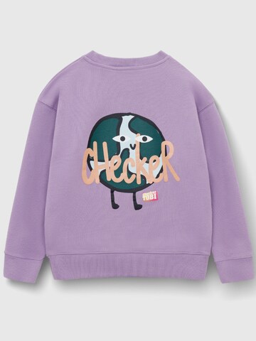 Play Play Pauly Sweatshirt 'CHECKER TOBI'‌‌‌‌‌‌‌‌ in Lila
