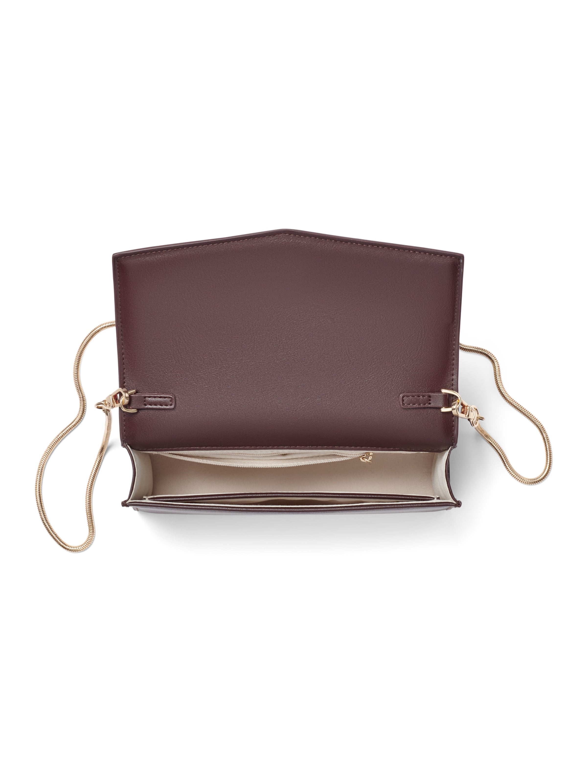 Expatrié - Bolso de noche 'Camille' en marrón