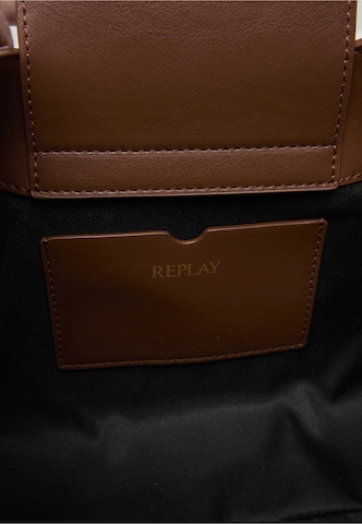 Borsa a spalla di REPLAY in marrone