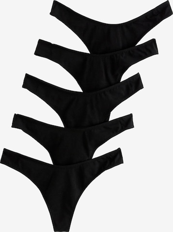 LindexTanga gaćice 'Nellie' - crna boja: prednji dio