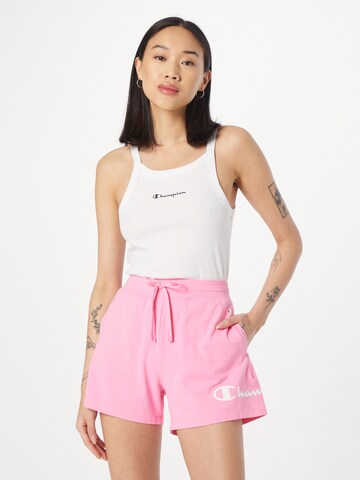 Champion Authentic Athletic Apparel Top in White: front