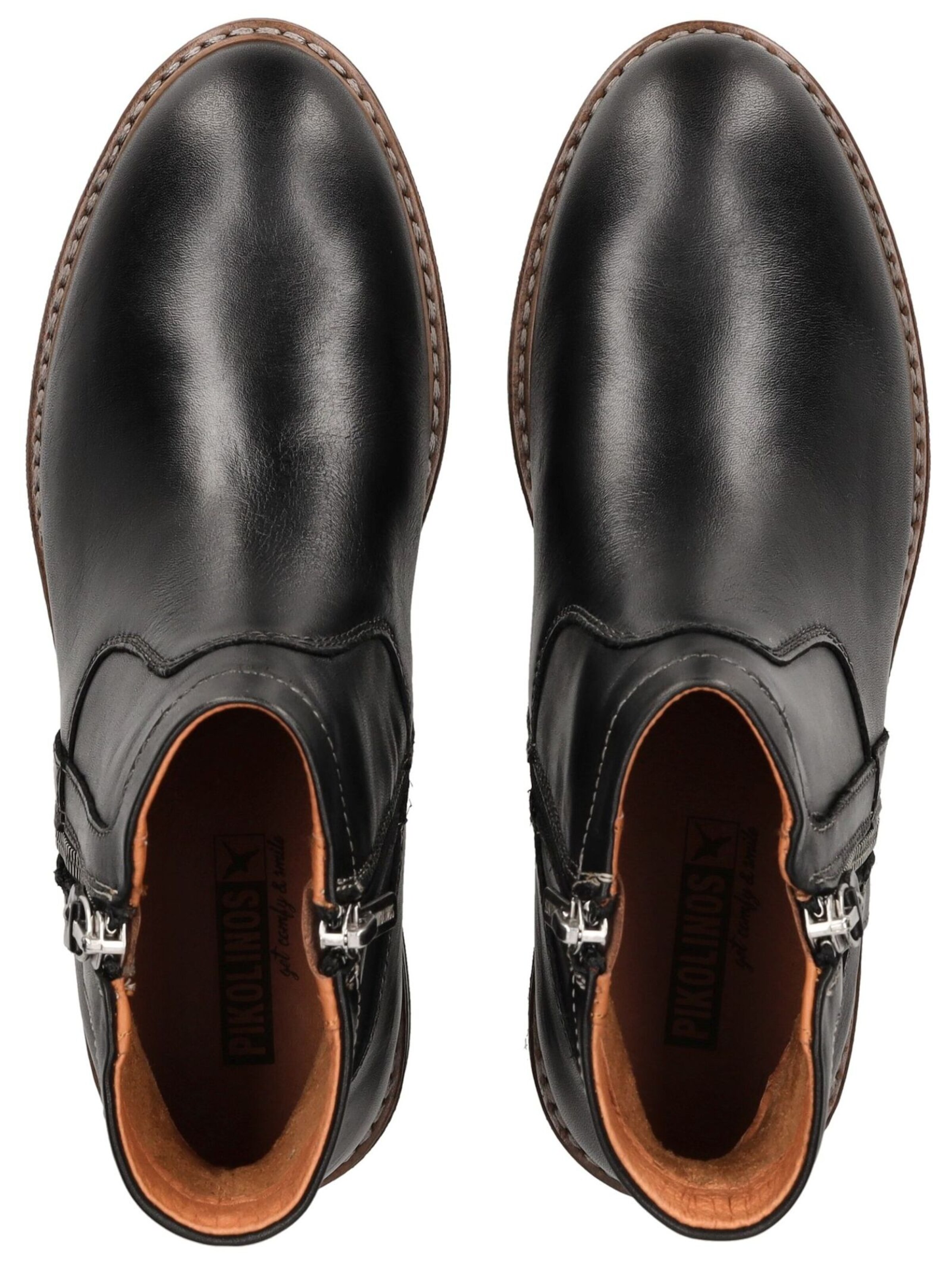 PIKOLINOS Enkellaarsjes in Zwart