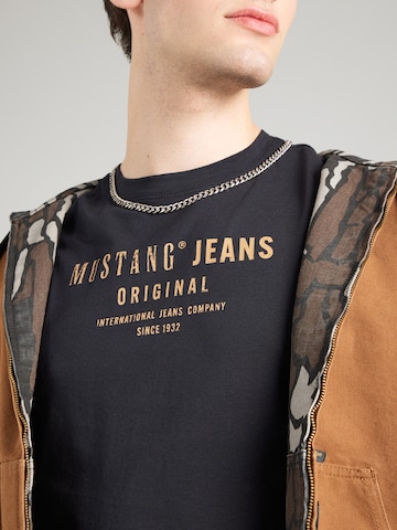 T-Shirt 'Austin' MUSTANG en noir
