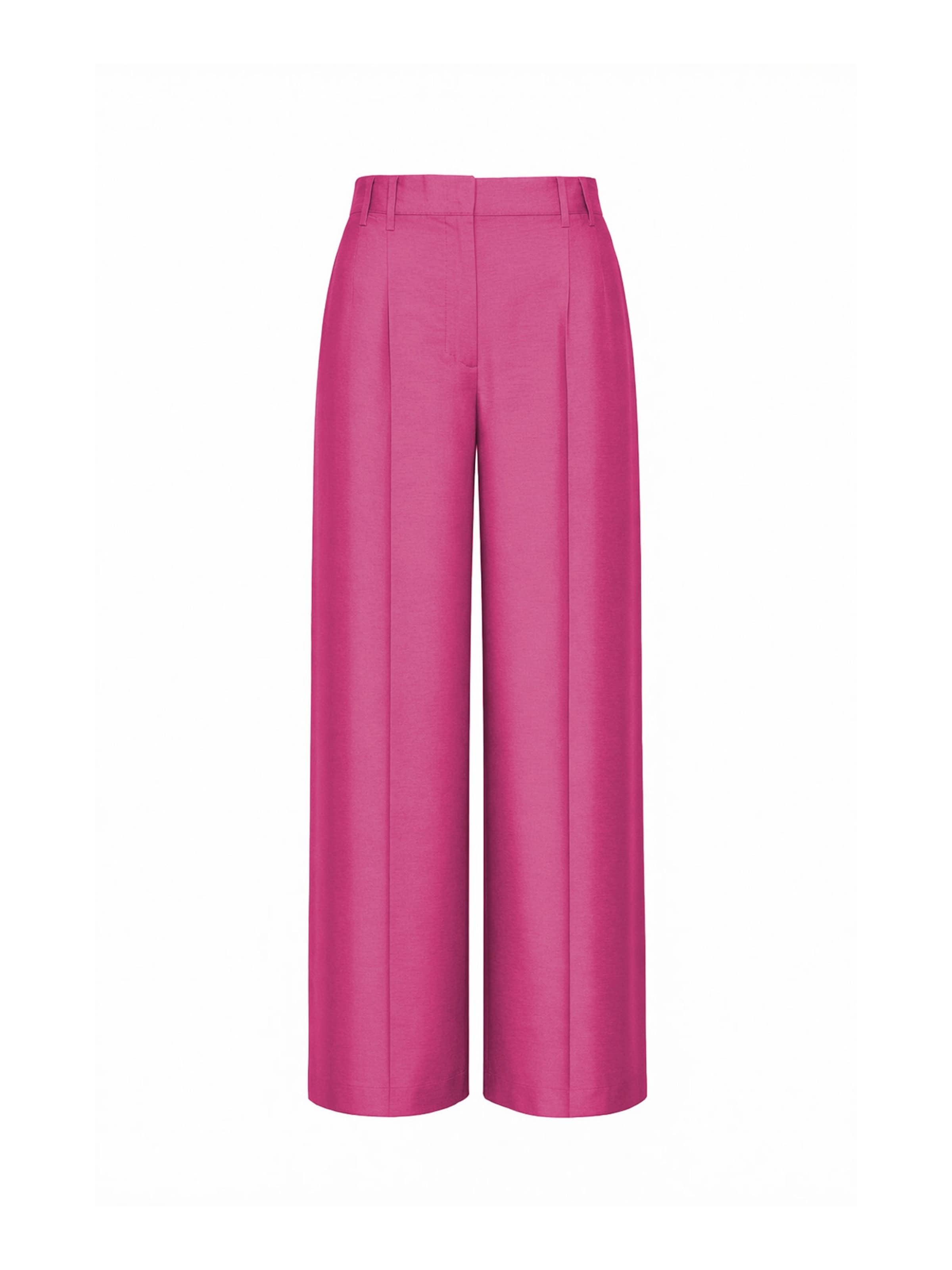 Wide Leg Pantalon à pince 'Finja' Guido Maria Kretschmer Curvy en rose : devant
