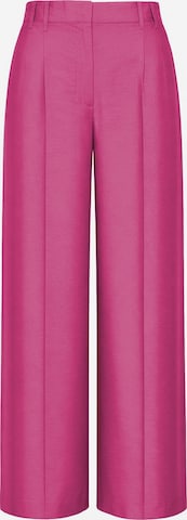 Guido Maria Kretschmer Curvy Wide Leg Laskoshousut 'Finja' värissä vaaleanpunainen: etupuoli