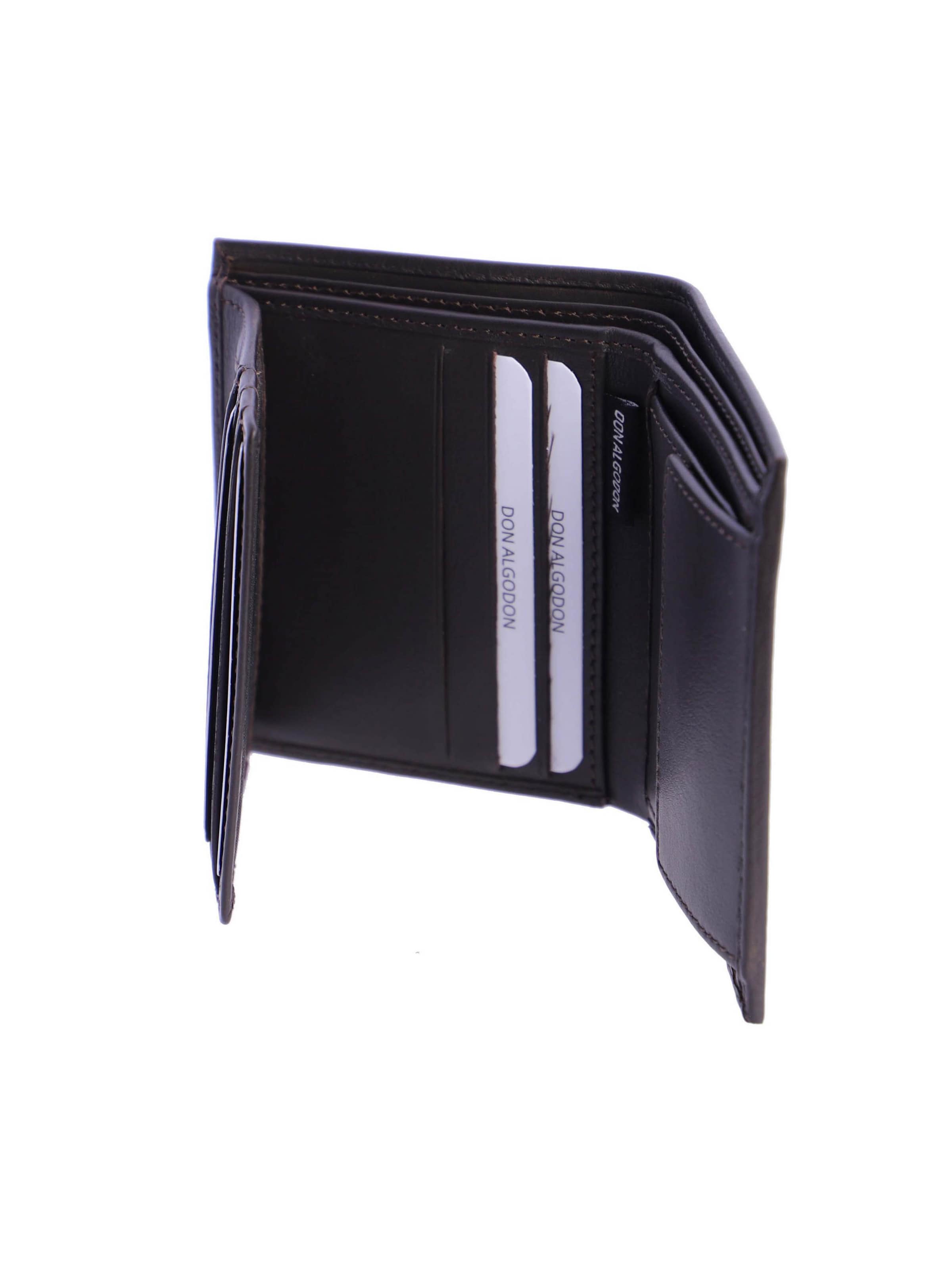 Don Algodon - Cartera 'Cartera para hombre Matteo de piel con protección RFID' en marrón