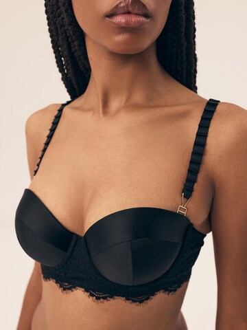 ESOTIQ - Push-up Sujetador 'Brillant' en negro