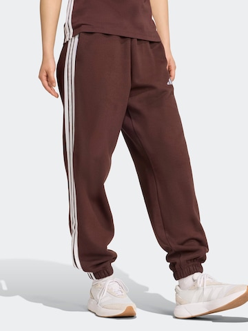 ADIDAS SPORTSWEAR Конический (Tapered) Спортивные штаны 'Essentials' в Коричневый: спереди