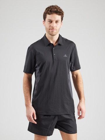 ADIDAS GOLF Funktionsshirt in Schwarz: Vorderseite