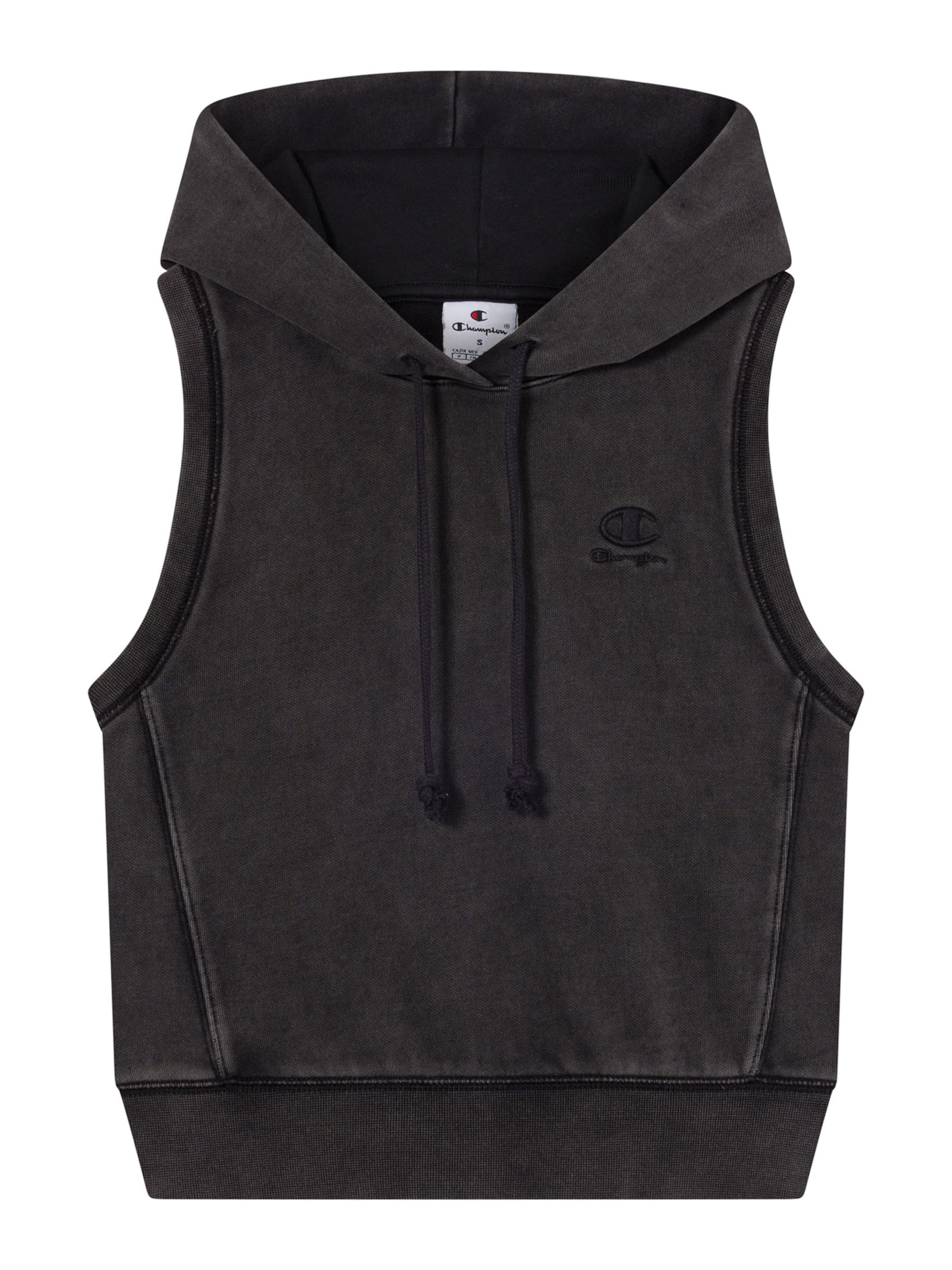 Champion Authentic Athletic Apparel Sweatshirt in Schwarz: Vorderseite