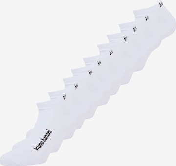 Bruno Banani Socken 'Coffey' in Weiß: Vorderseite