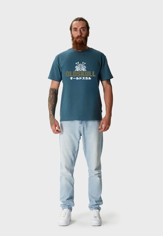 Oldskull Shirt in Blauw