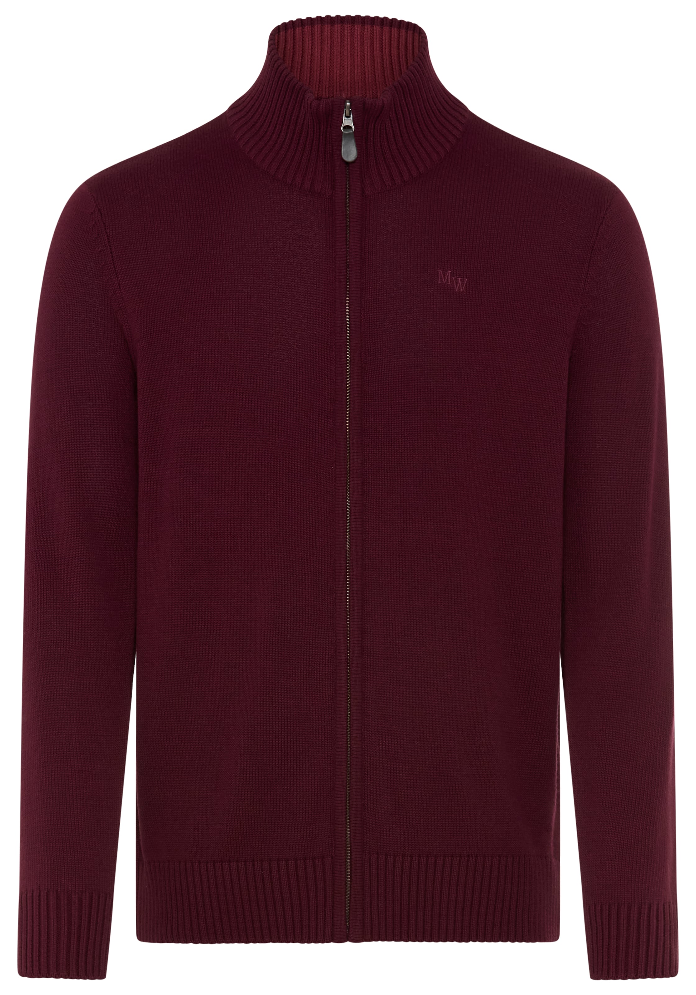 Man's World Knit Cardigan in Purple: front