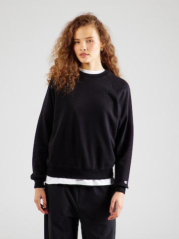 Champion Authentic Athletic Apparel Sweatshirt 'Legacy' in Black: front